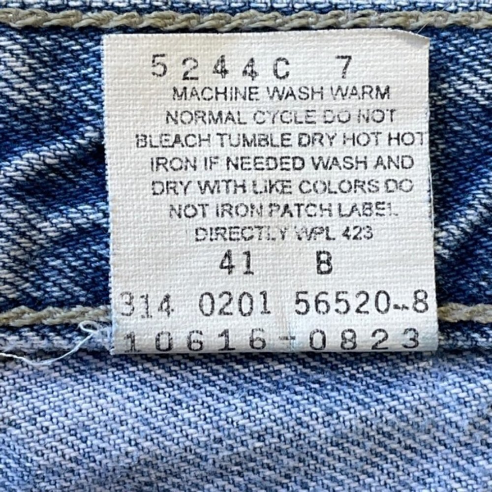 LEVI'S Vintage Silvertab Bootcut Jeans - Size 5 Short (Juniors) - Picture 10 of 10